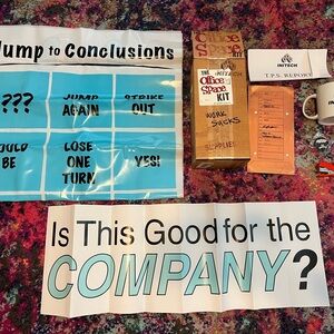 Vintage Office Space Movie Kit with Posters and Mug